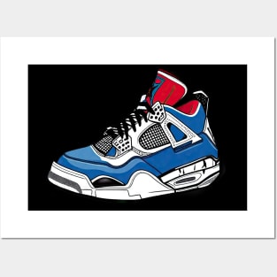 AJ IV - Sketch ! HOT WEAR !!! Blues !!! Posters and Art